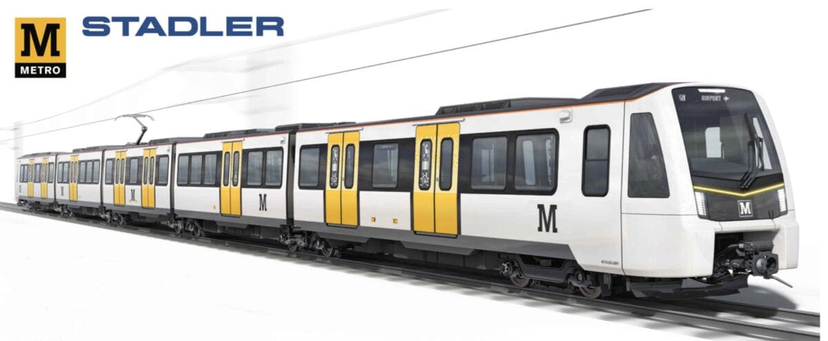 Stadler To Build New Tyne Wear Metro Trains RailSistem