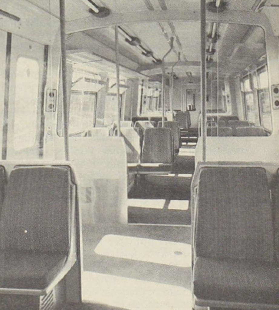 Saloon interior of a class "508" unit