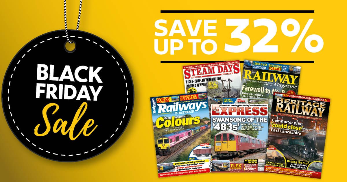 Amazing Black Friday sales on all your favourite Railway titles