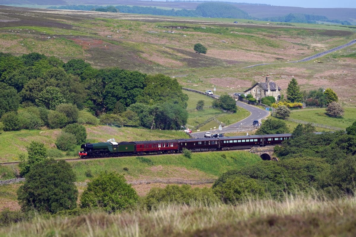 King takes to Flying Scotsman footplate on North Yorkshire Moors visit - Vimarsana News