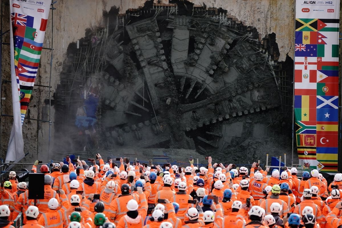 Machine digging HS2's longest tunnel breaks through - Vimarsana News