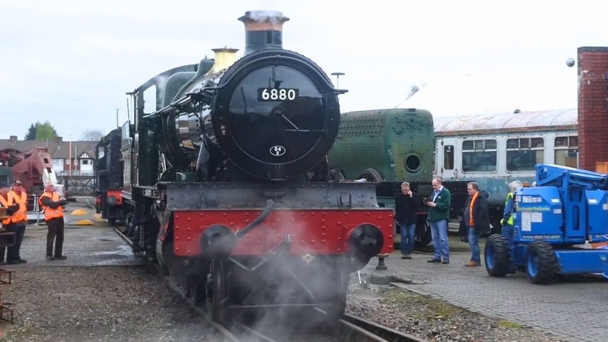 New-build steam engine Betton Grange runs for the first time