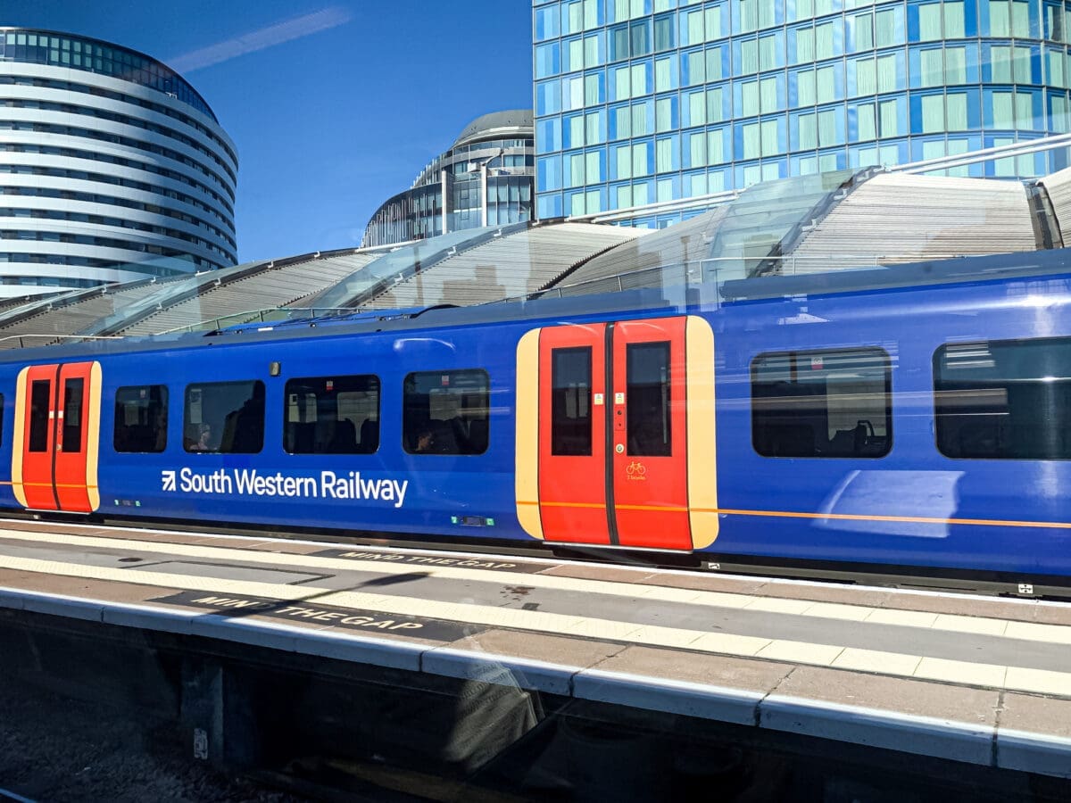 Swr Train Track SWR to run reduced train services due to dry conditions | The Railway ...